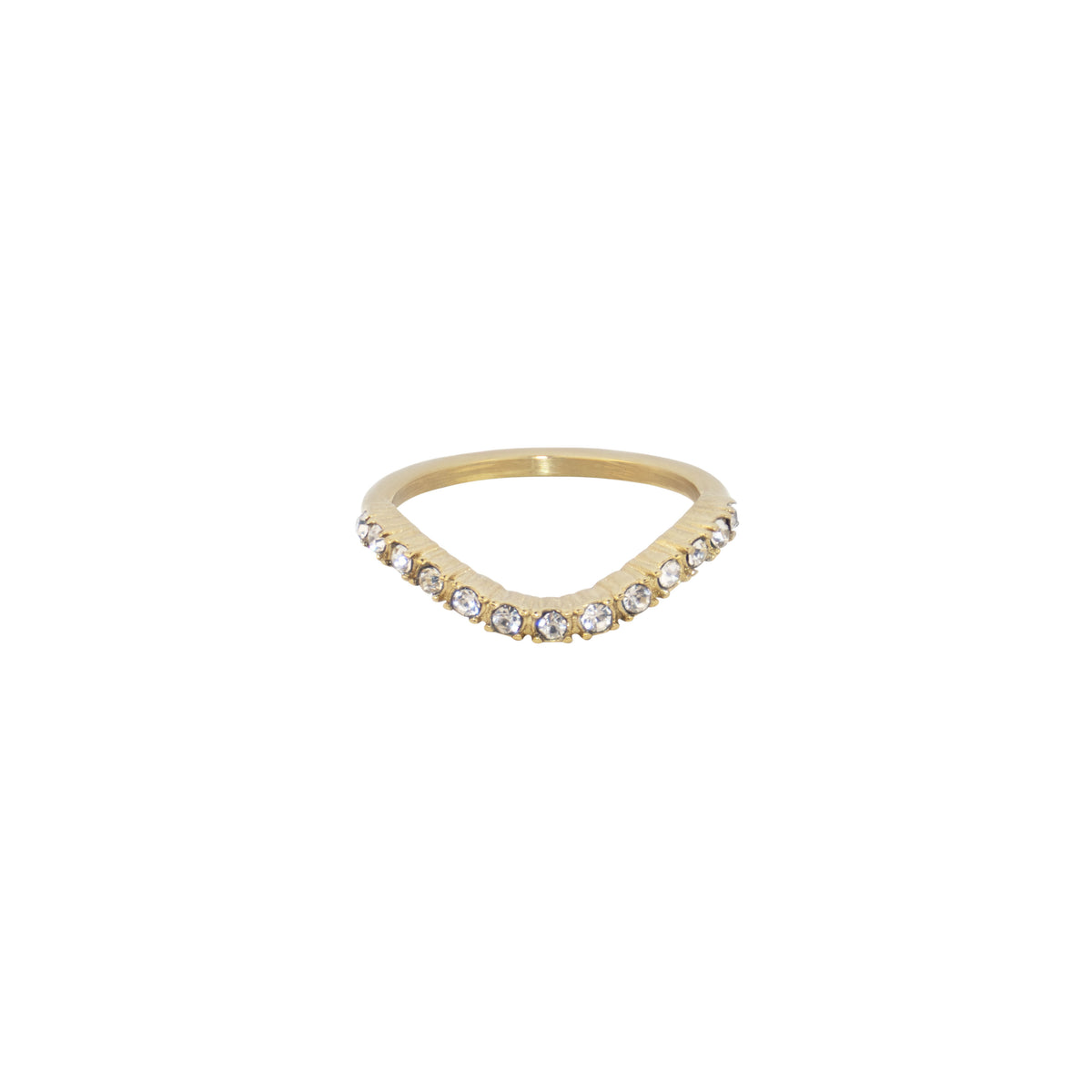 CRYSTAL WAVE RING