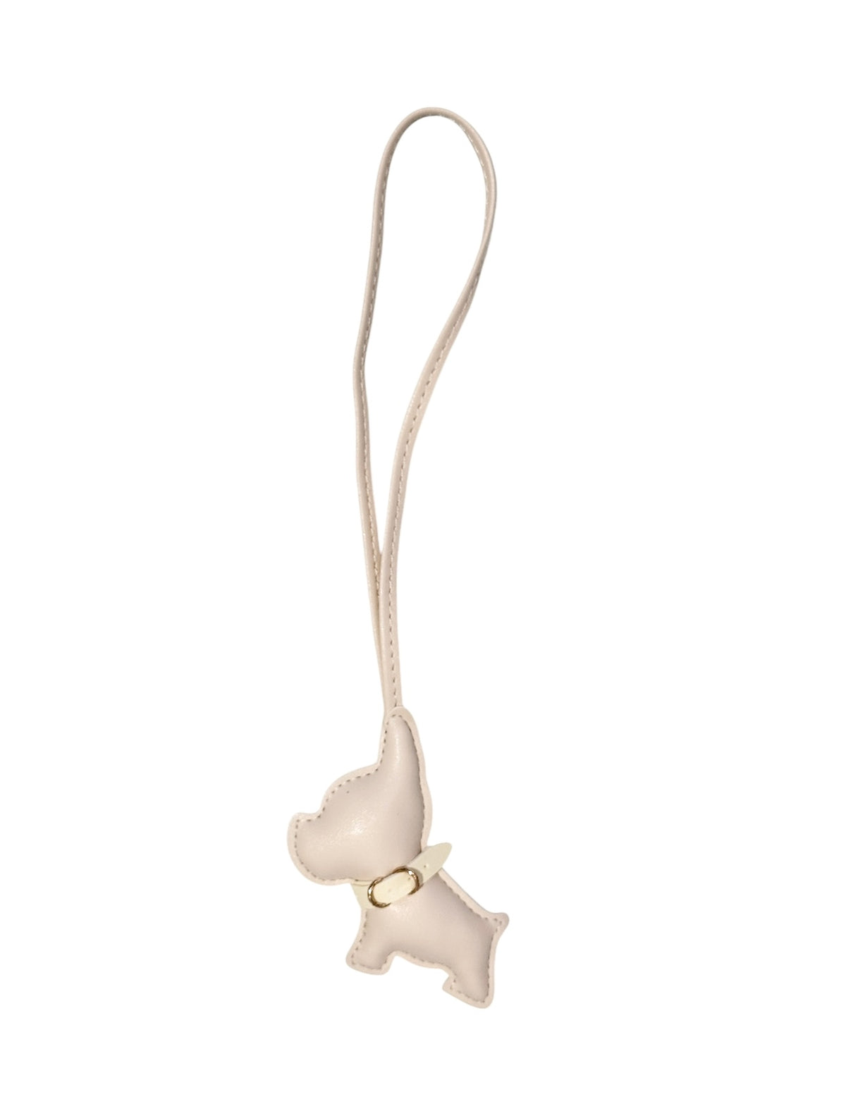 BIG PUPPY BAG CHARM SAND W/PALE YELLOW