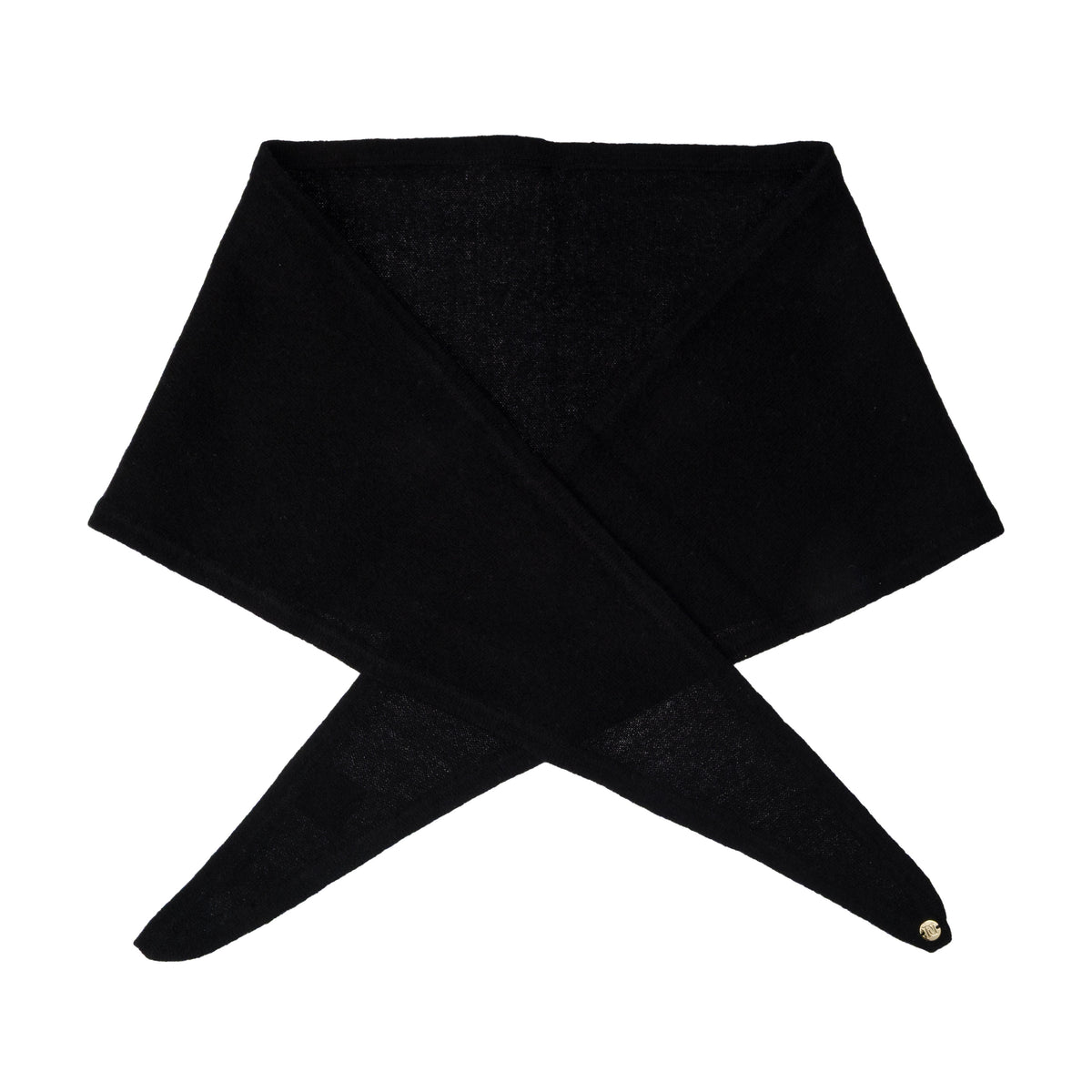CASHMERE SCARF BLACK