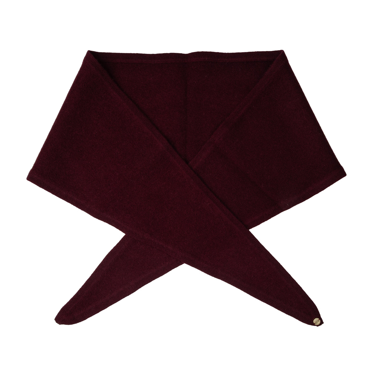 CASHMERE SCARF BORDEAUX