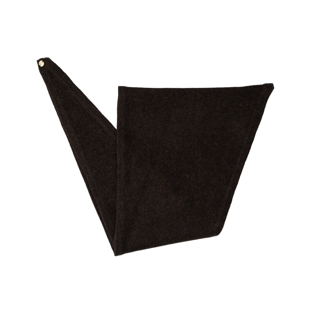 CASHMERE SCARF CHOCOLATE BROWN