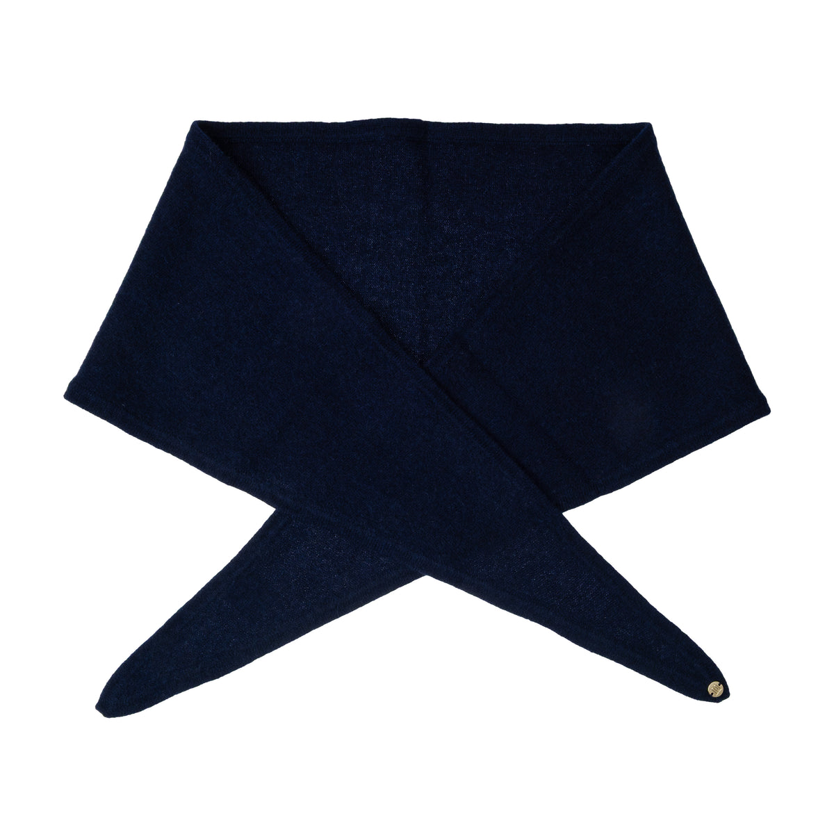 CASHMERE SCARF NAVY BLUE