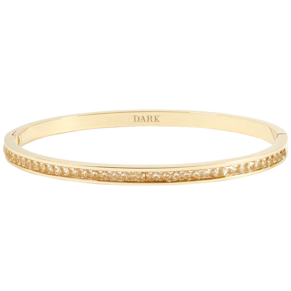 CRYSTAL BANGLE THIN CHAMPAGNE CRYSTAL BANGLE THIN CHAMPAGNE