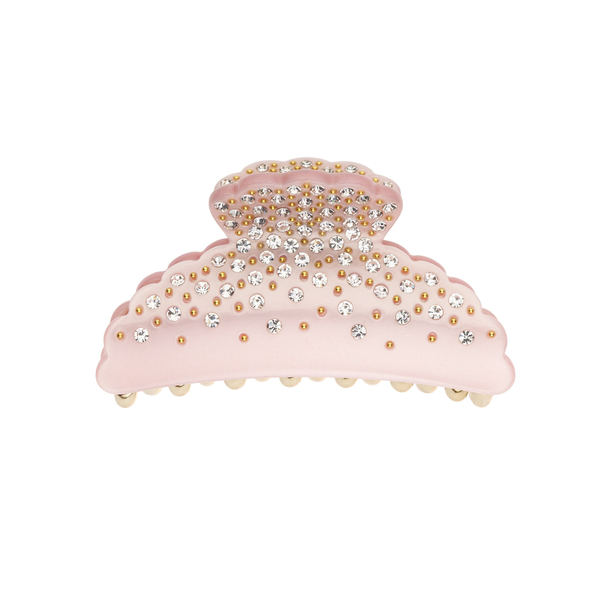 CRYSTAL HAIR CLAW LARGE COTTON CANDY