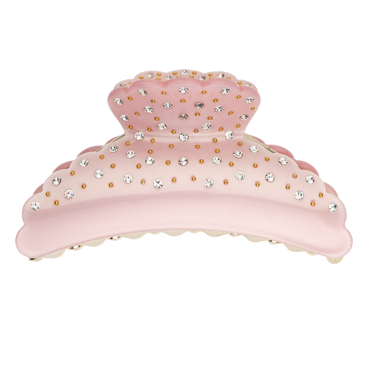 CRYSTAL HAIR CLAW X LARGE COTTON CANDY