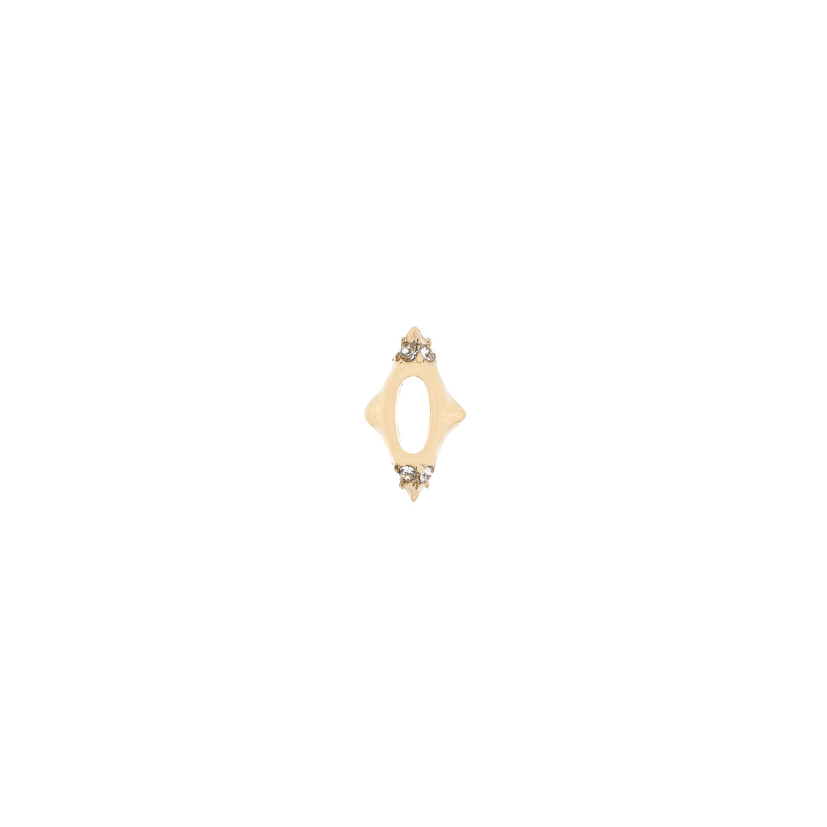 CRYSTAL SPIKE MINI BEAD CHARMS