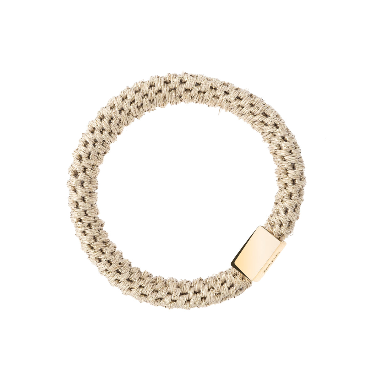 FAT HAIR TIE SPARKLED GOLD
