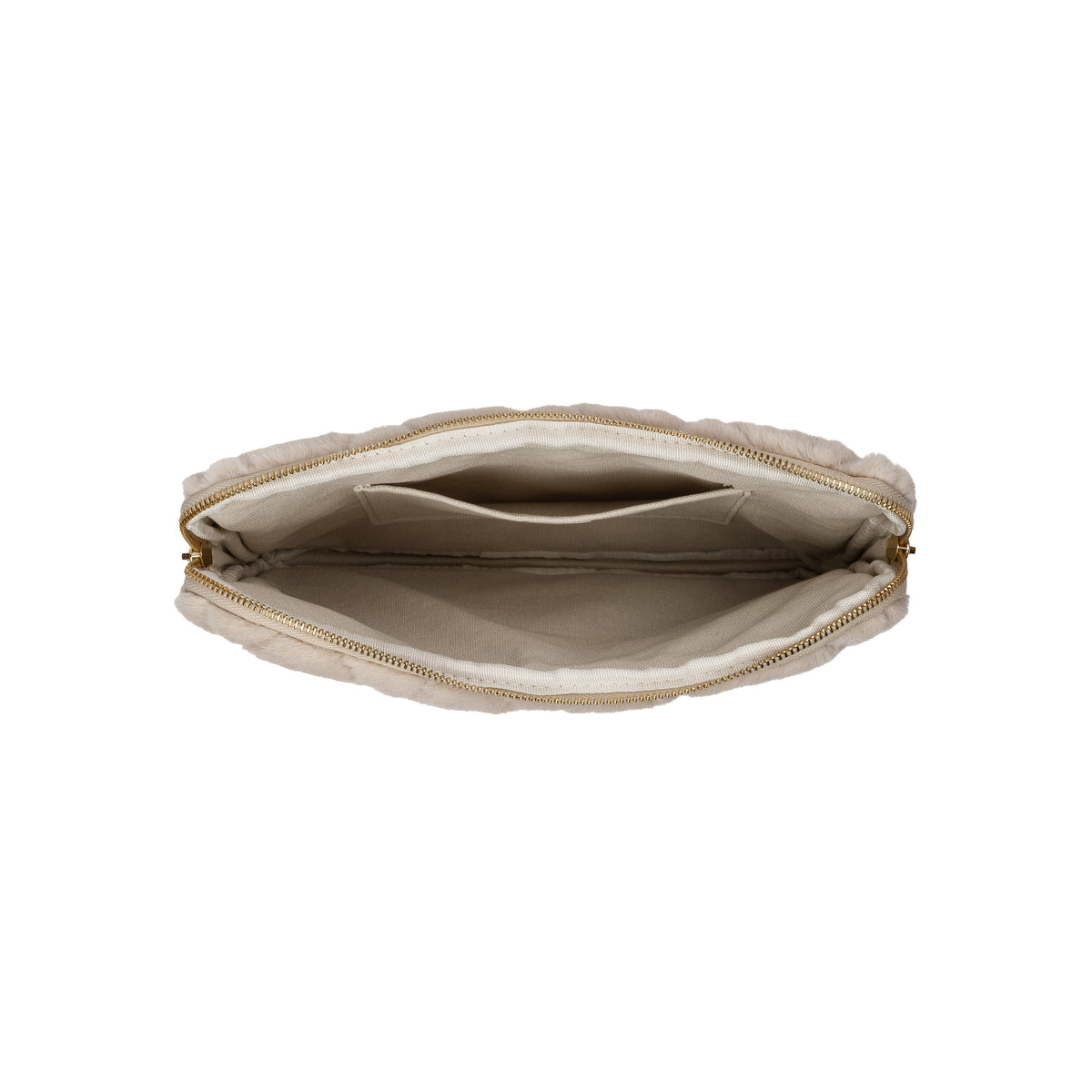 FAUX FUR QUILTED IPAD COVER SAND