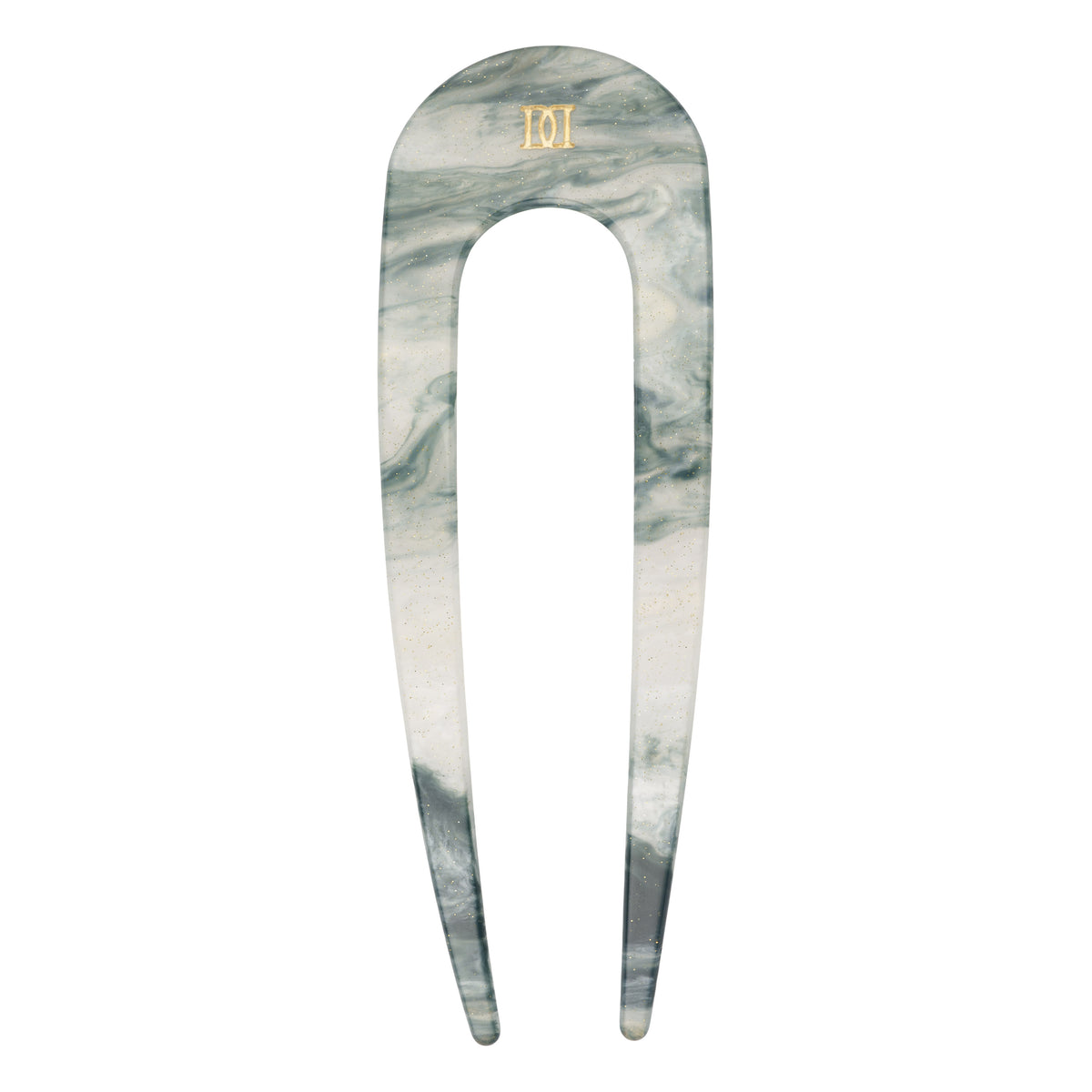 FRENCH HAIR PIN OCEAN MARBLE