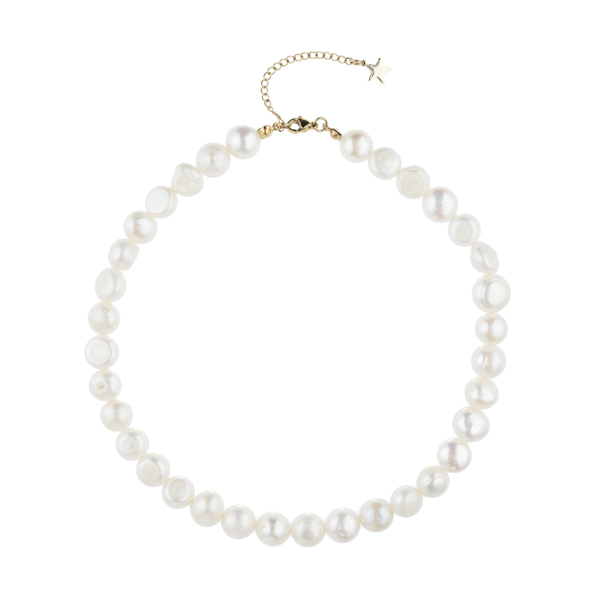 FRESH WATER PEARL NECKLACE 12 MM 40 CM