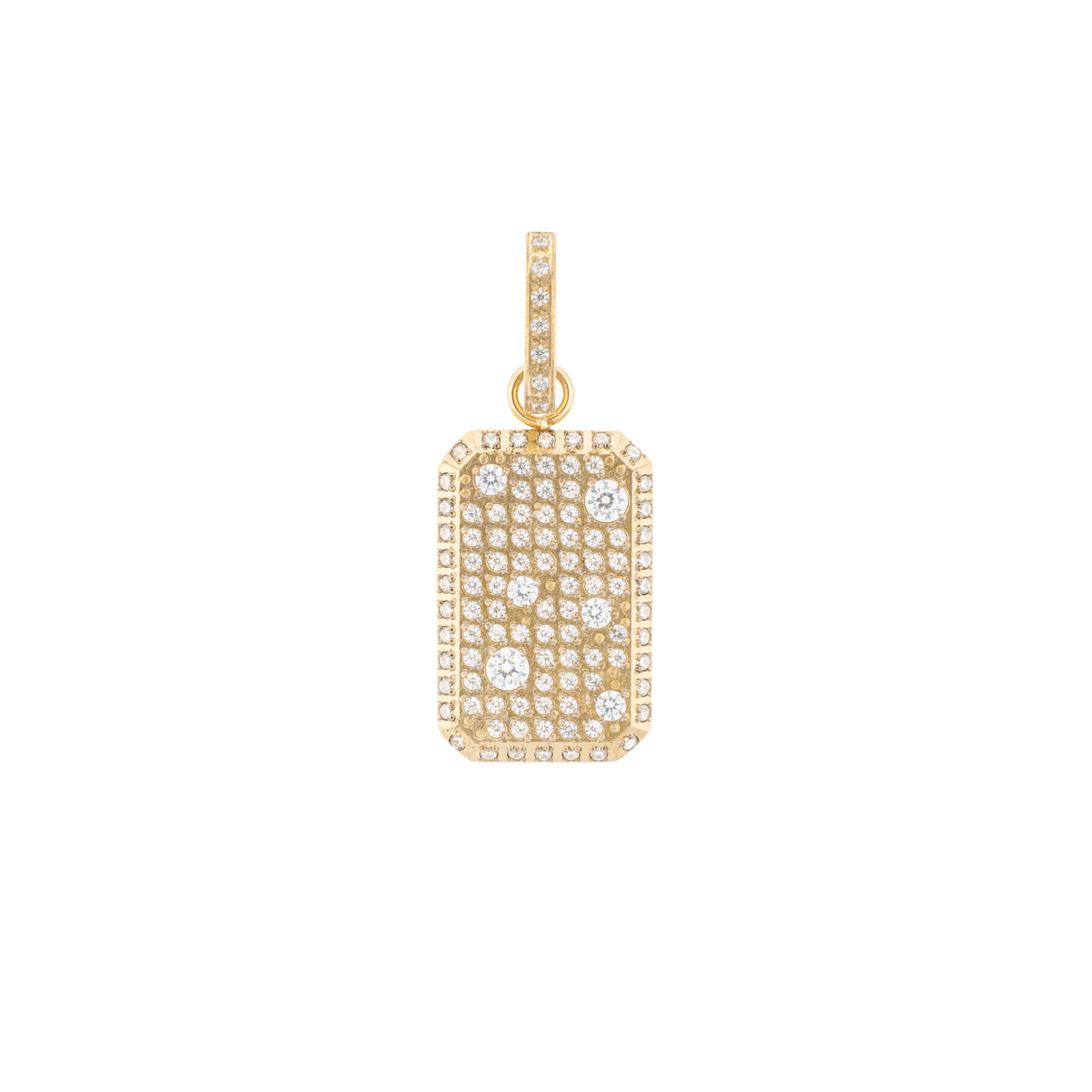 FULL BLING PLATE PENDANT