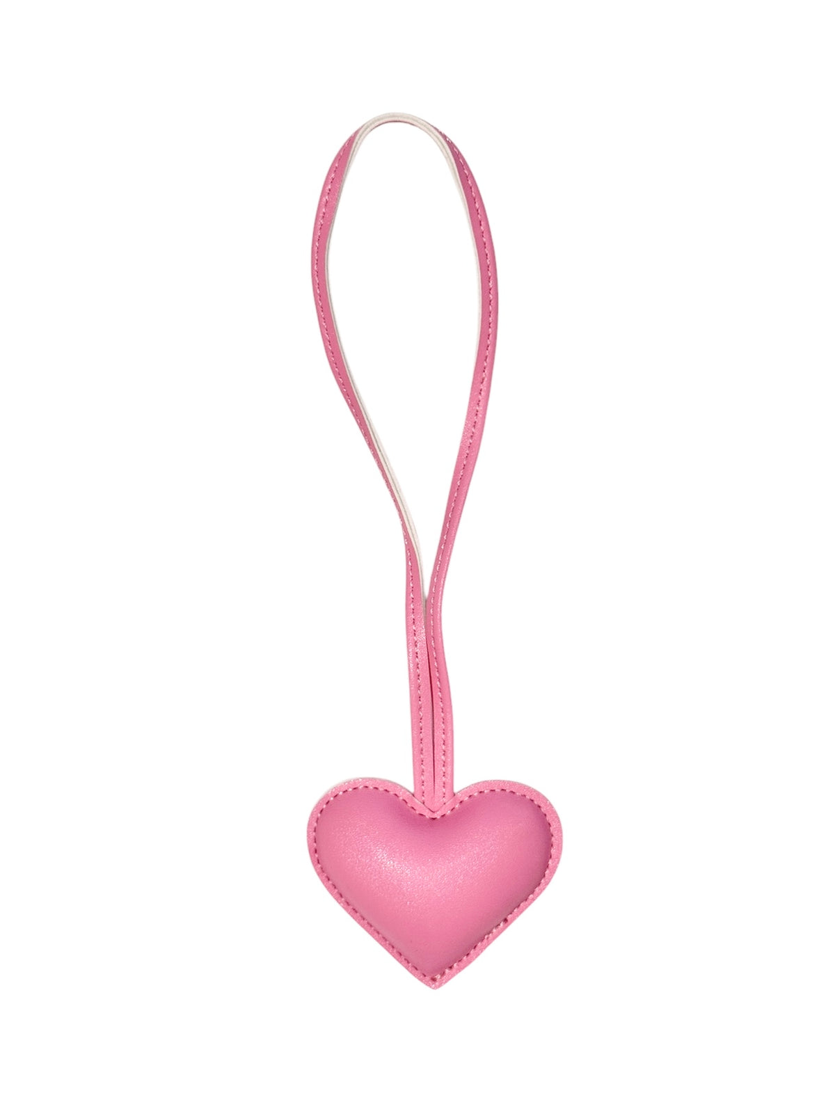 HEART BAG CHARM PINK