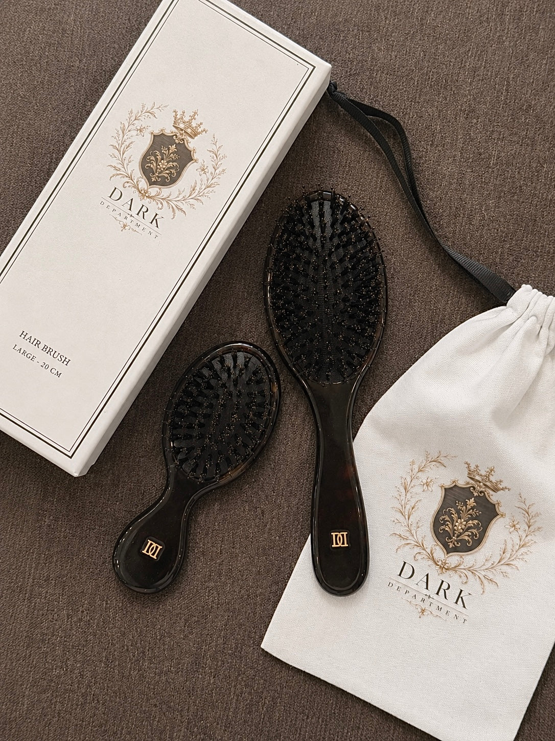 HAIR BRUSH SMALL BROWN TORTOISE