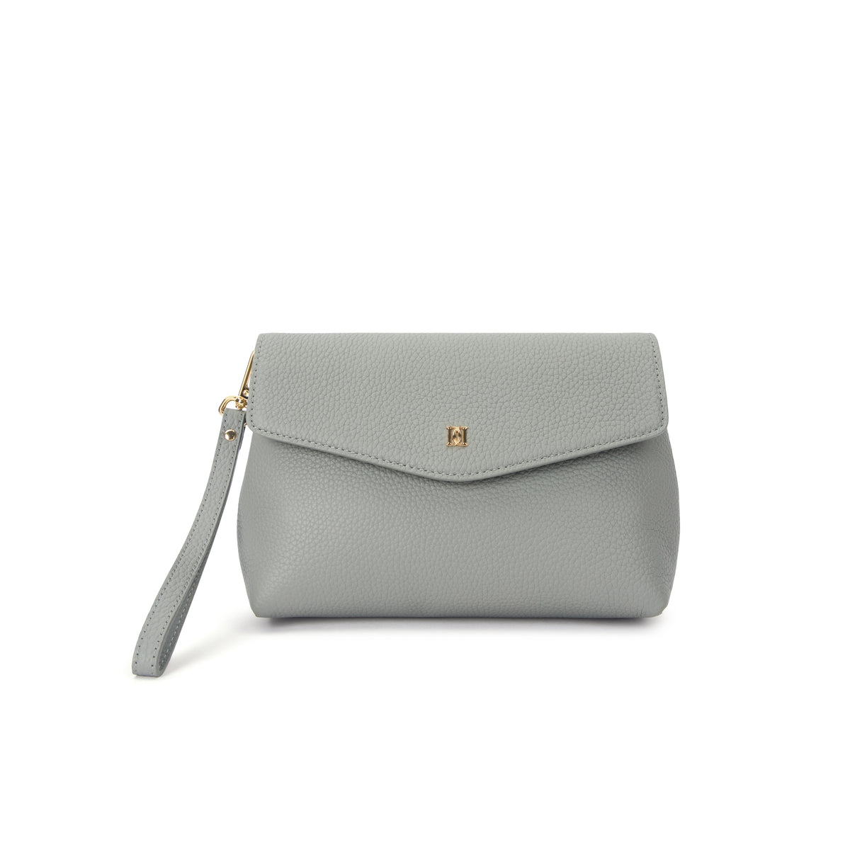LEATHER FLAP POUCH COOL ARMY