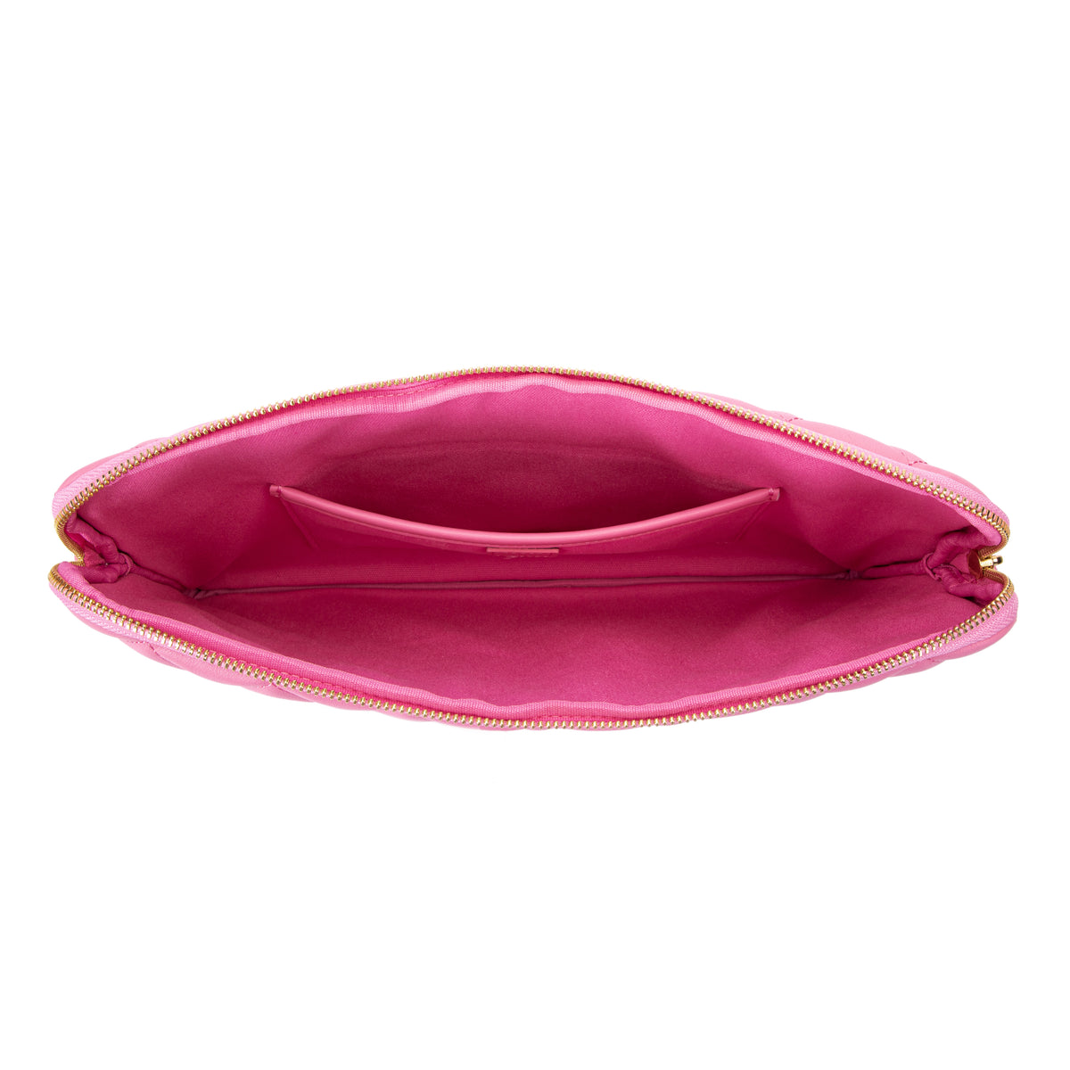 LEATHER QUILTED MAC COVER BUBBLEGUM PINK
