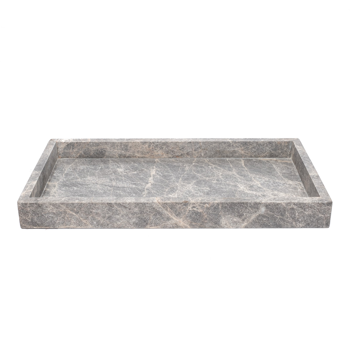 MARBLE TRAY L GREY