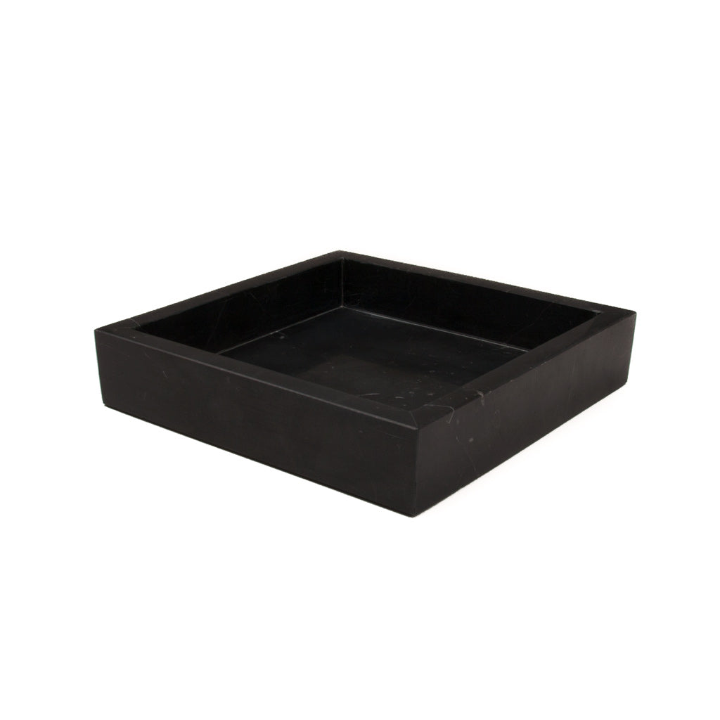 MARBLE TRAY S BLACK