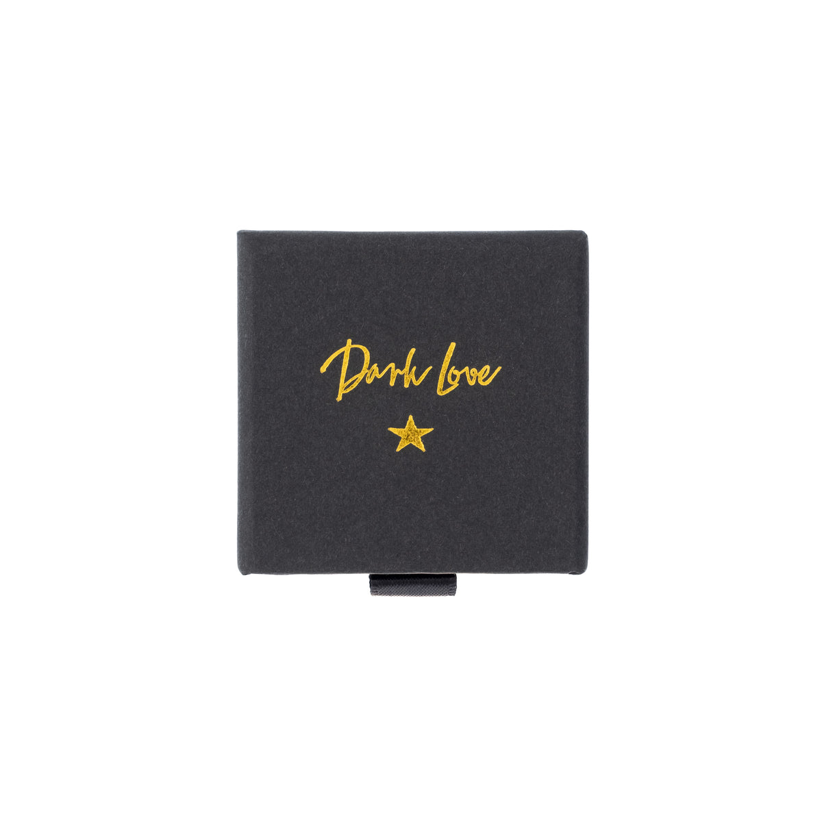 PAPER JEWELLERY BOX LARGE BLACK W/GOLD