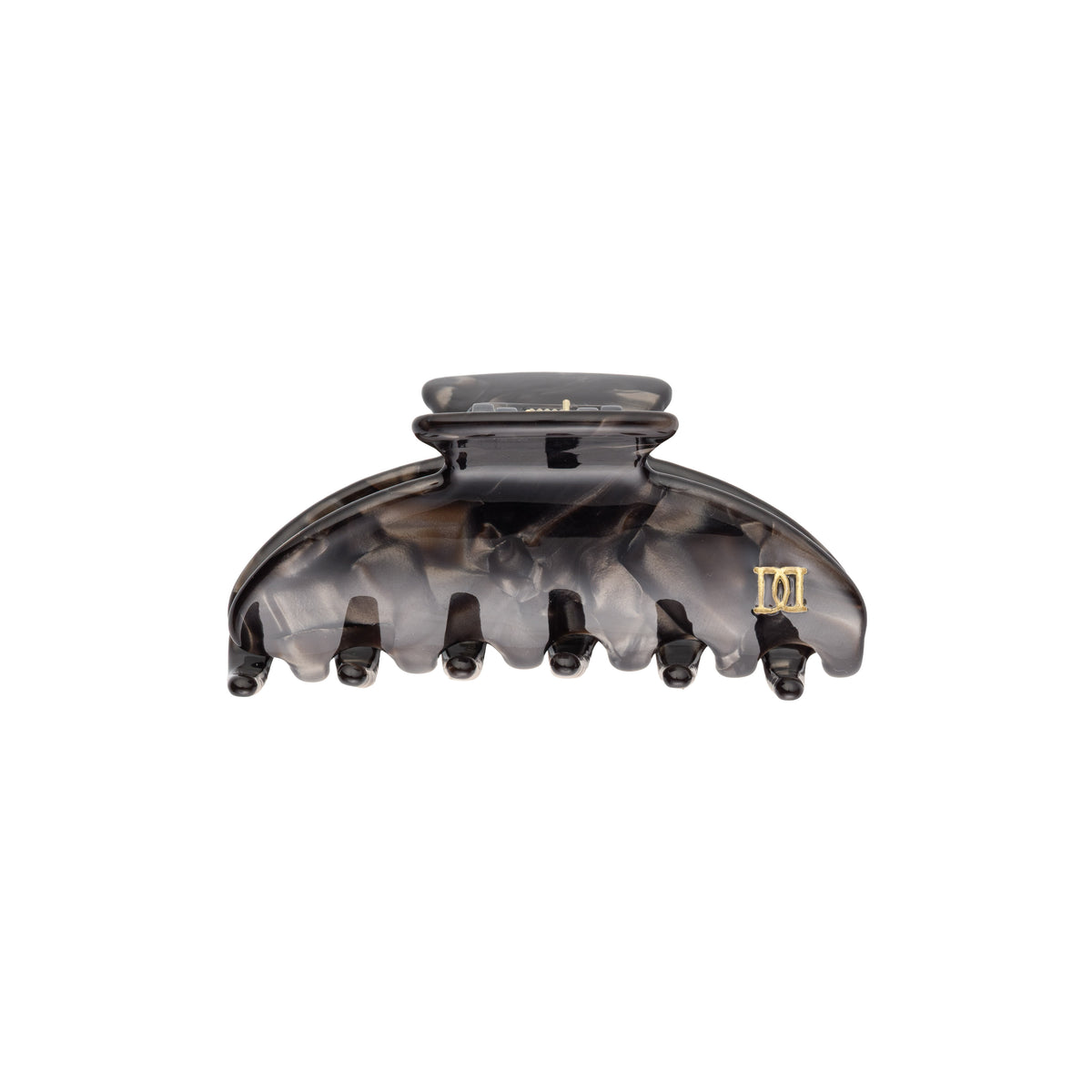 PLAIN HAIR CLAW SMALL DARK CHOCOLATE