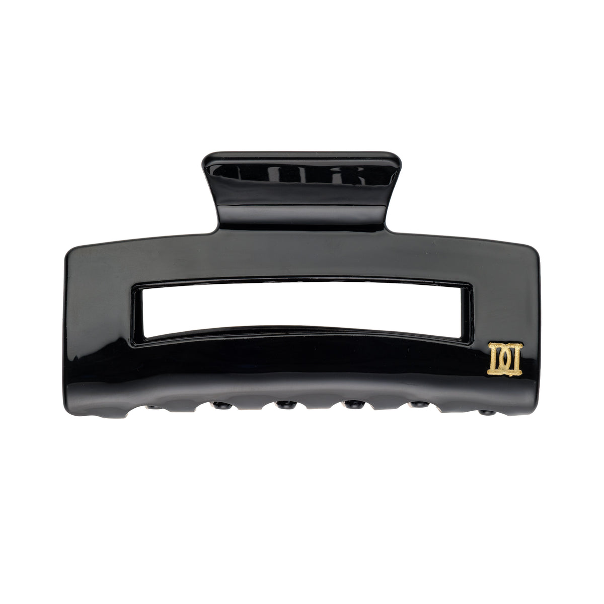 SQUARE HAIR CLAW LARGE BLACK