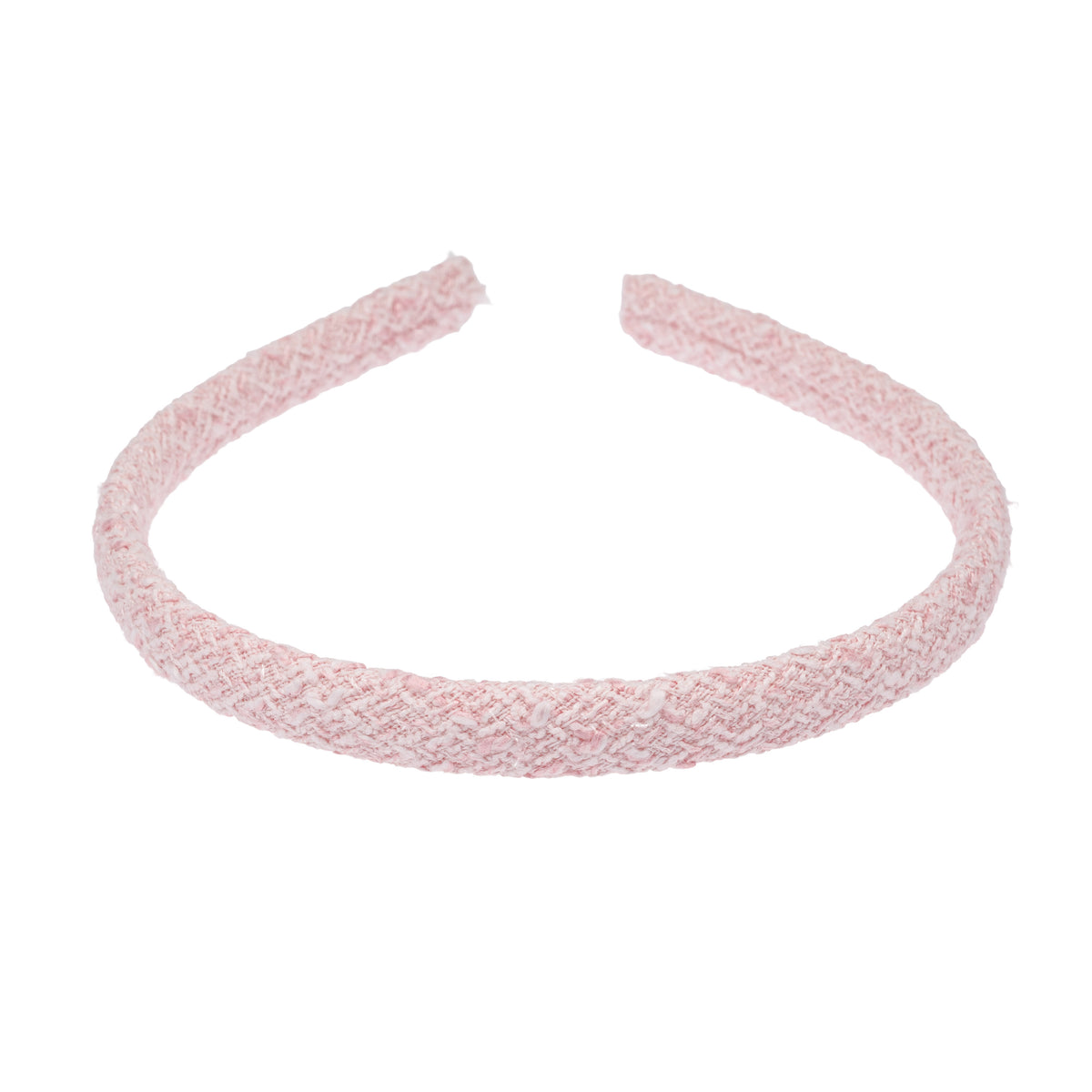 TWEED HAIR BAND THIN COTTON CANDY