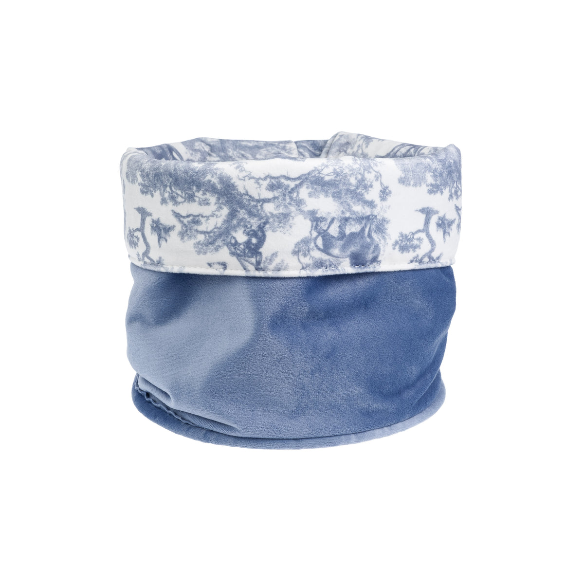 BEAUTY BASKET COUNTRY BLUE SAVANNAH PATTERN