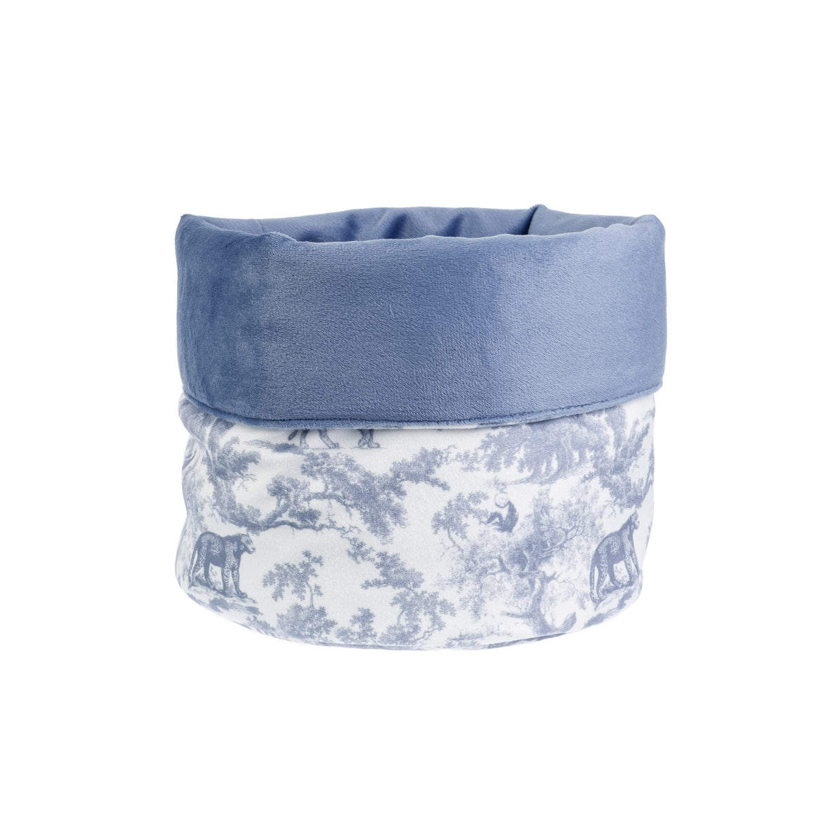 BEAUTY BASKET COUNTRY BLUE SAVANNAH PATTERN