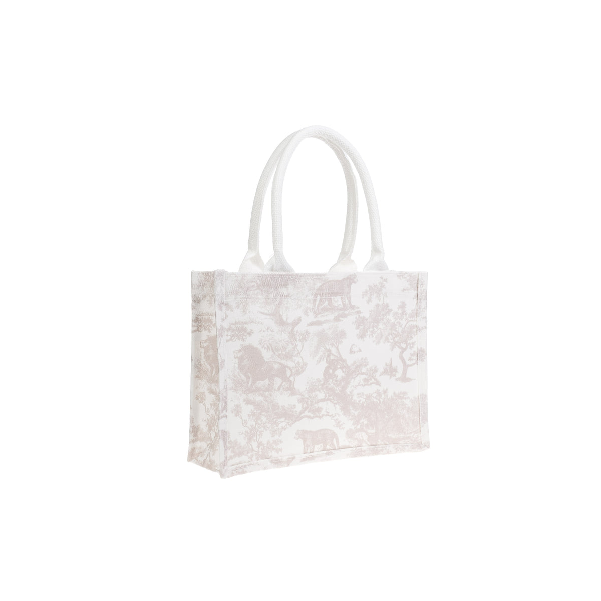 CANVAS TOTE SMALL SAND SAVANNAH PATTERN