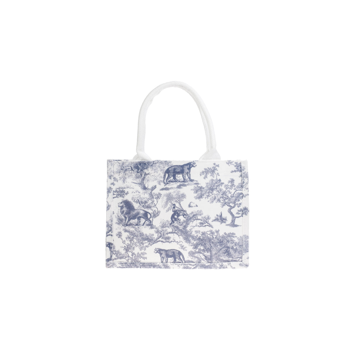 CANVAS TOTE SMALL COUNTRY BLUE SAVANNAH PATTERN