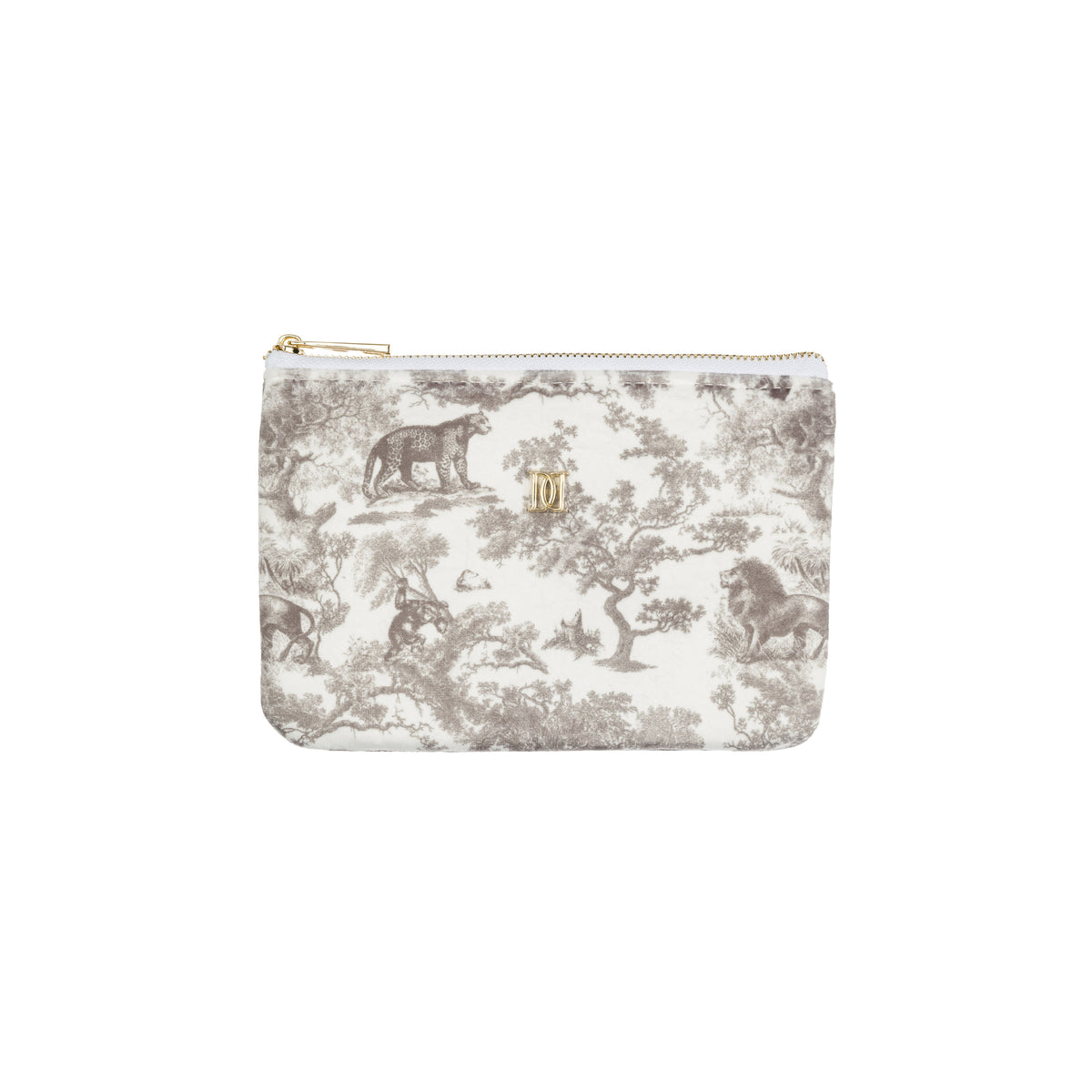 VELVET MIDI POUCH COOL ARMY SAVANNAH PATTERN