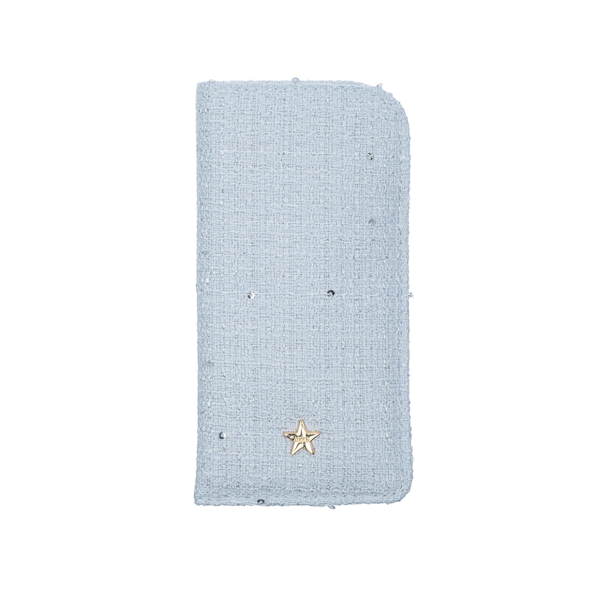 TWEED EYEWEAR CASE COOL BABY BLUE
