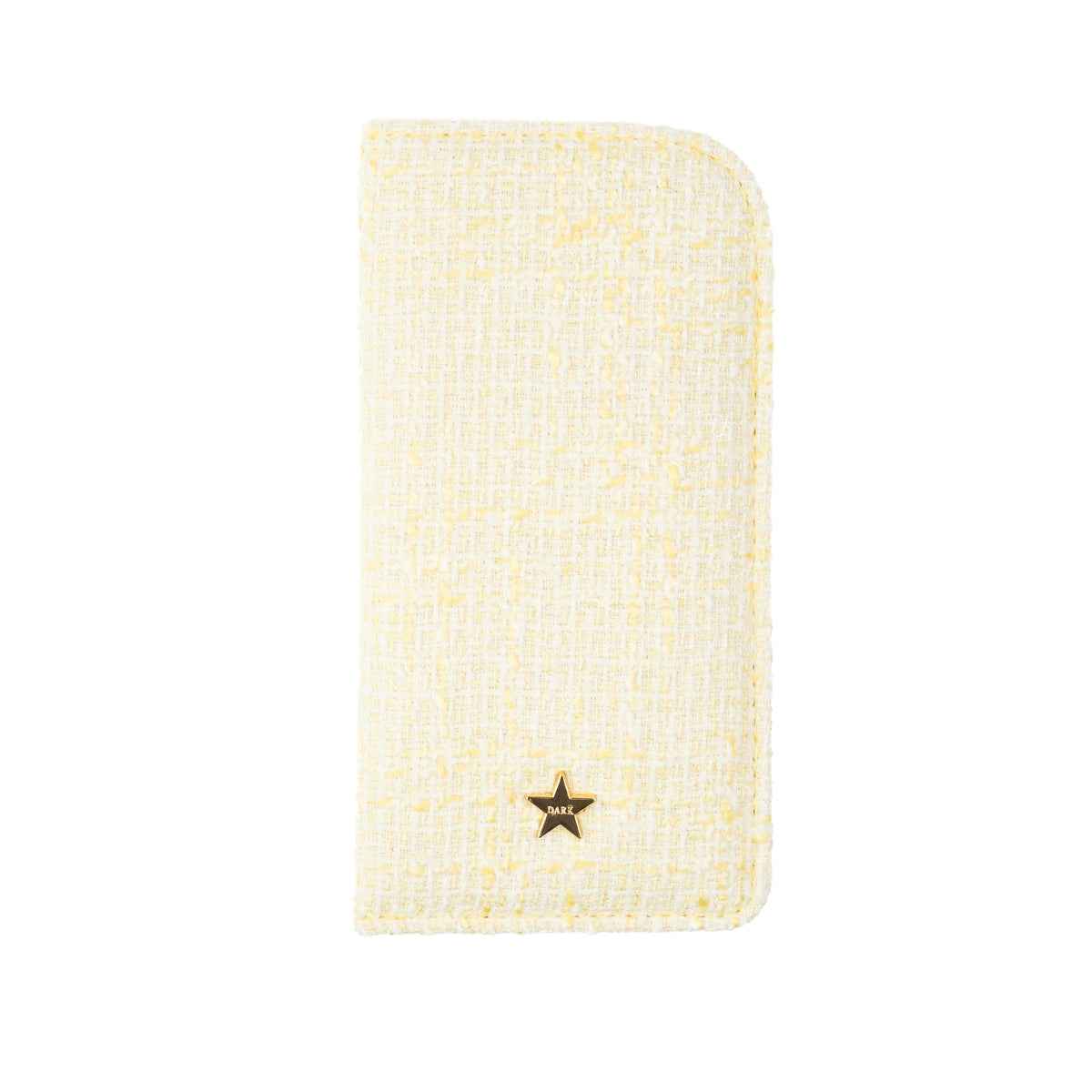 TWEED EYEWEAR CASE PALE YELLOW