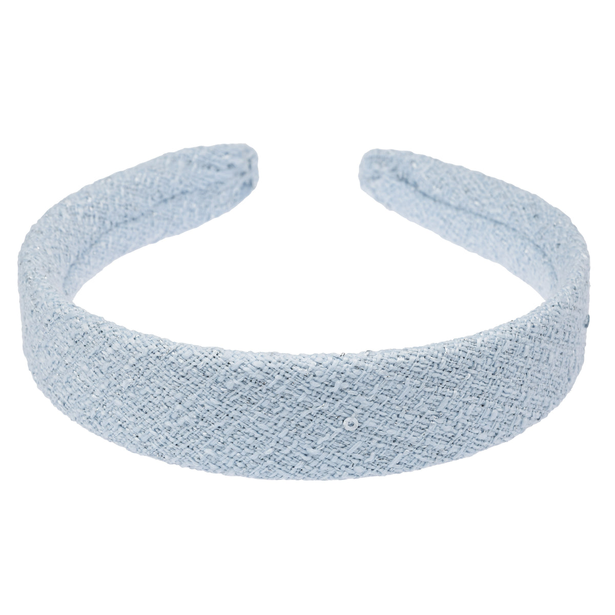 TWEED HAIR BAND COOL BABY BLUE