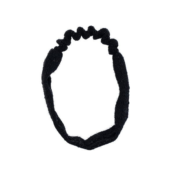TWEED HEADBAND BLACK – DARK department display picture 3