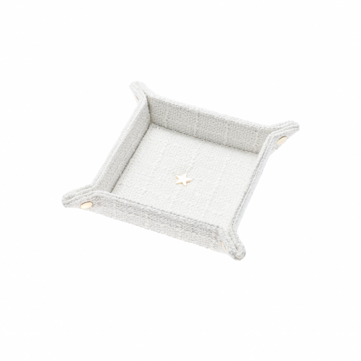 TWEED JEWELLERY TRAY SMALL OFF WHITE