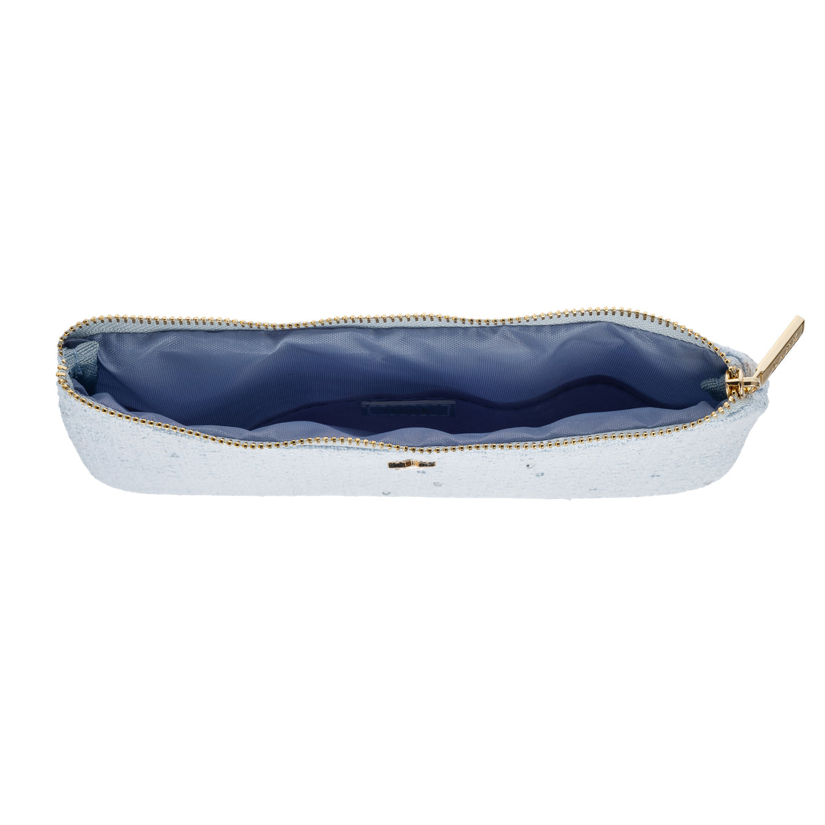 TWEED SMALL POUCH COOL BABY BLUE