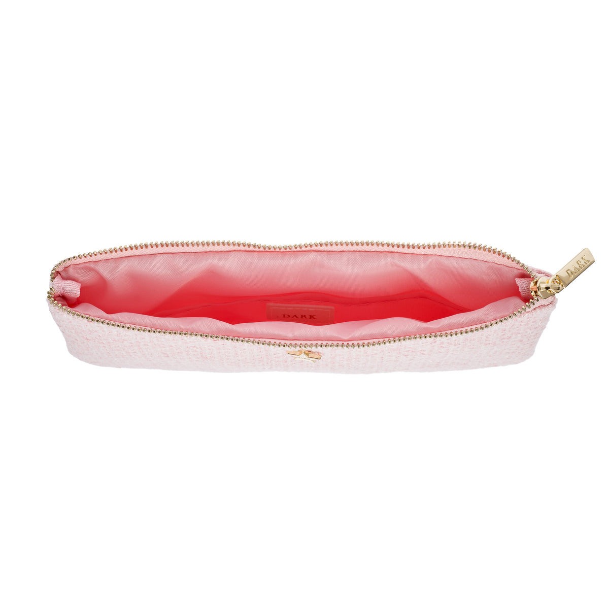 TWEED SMALL POUCH COTTON CANDY