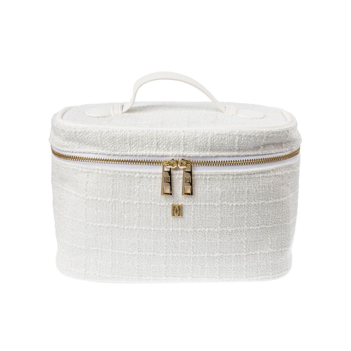 TWEED VANITY BAG LARGE OFF WHITE