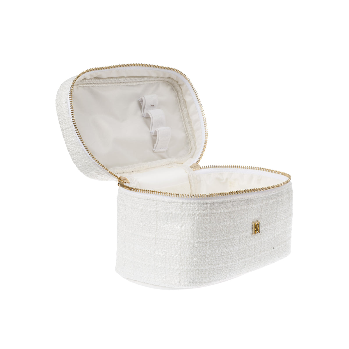TWEED VANITY BAG SMALL OFF WHITE