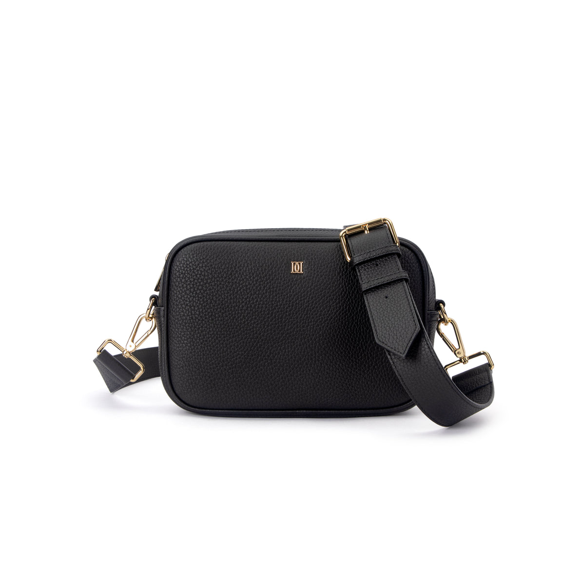 LEATHER BOX BAG BLACK