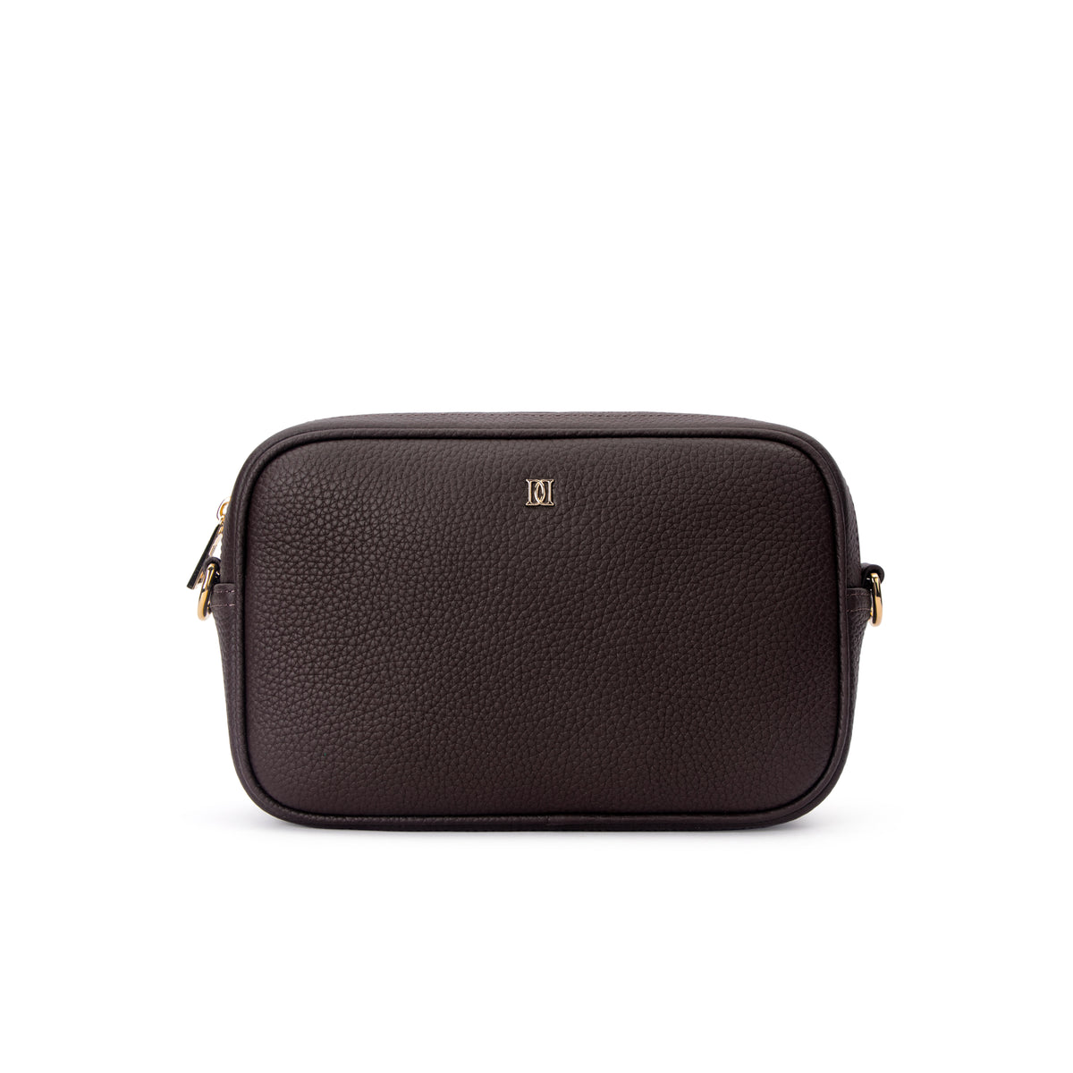 LEATHER BOX BAG CHOCOLATE BROWN