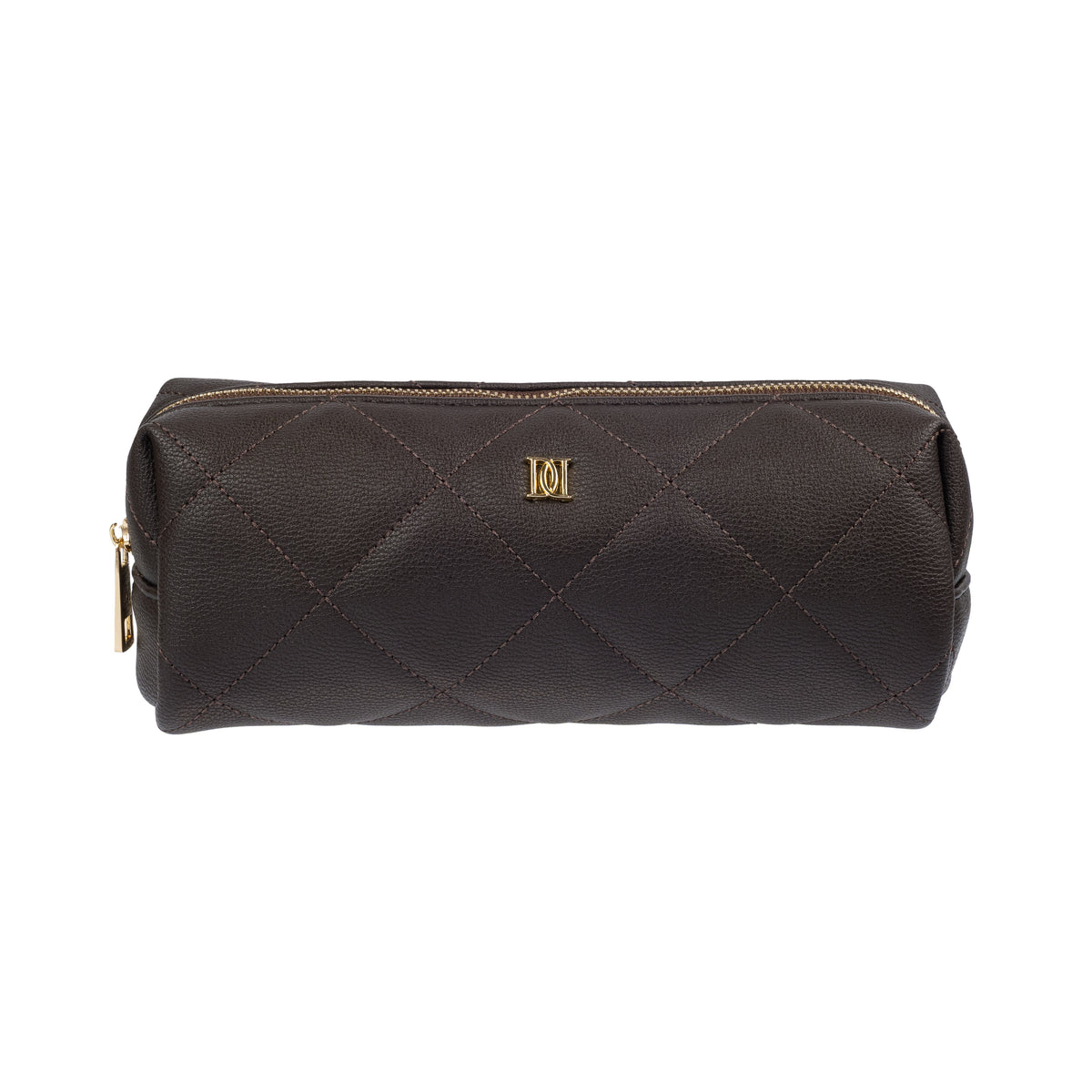 VEGAN LEATHER TOOL POUCH CHOCOLATE BROWN