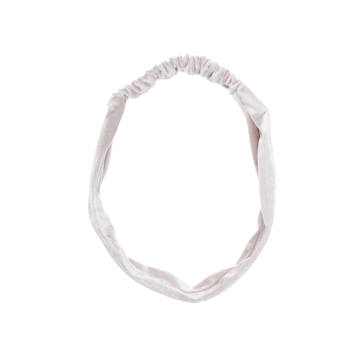 VELVET HEADBAND SPARKLED COOL STEEL