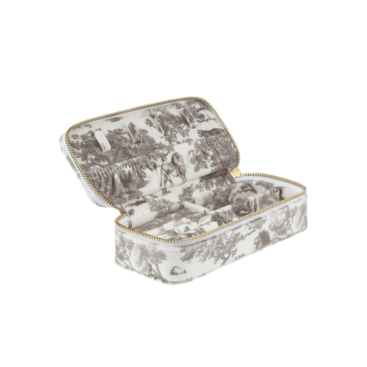 VELVET JEWELLERY BOX MINI COOL ARMY SAVANNAH PATTERN