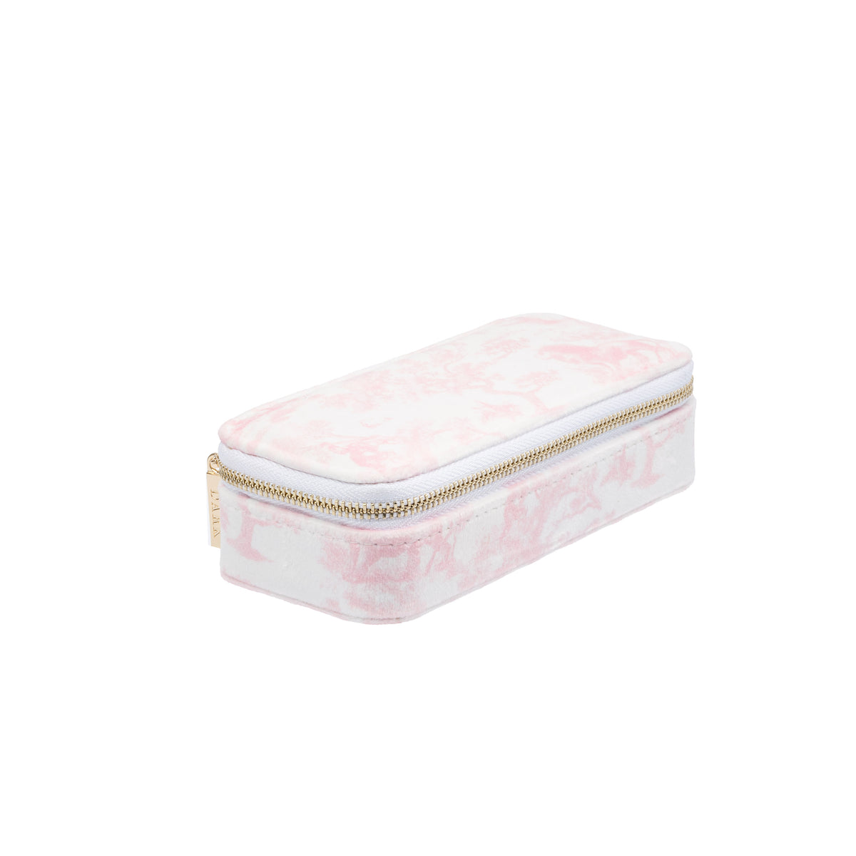 VELVET JEWELLERY BOX MINI COTTON CANDY SAVANNAH PATTERN
