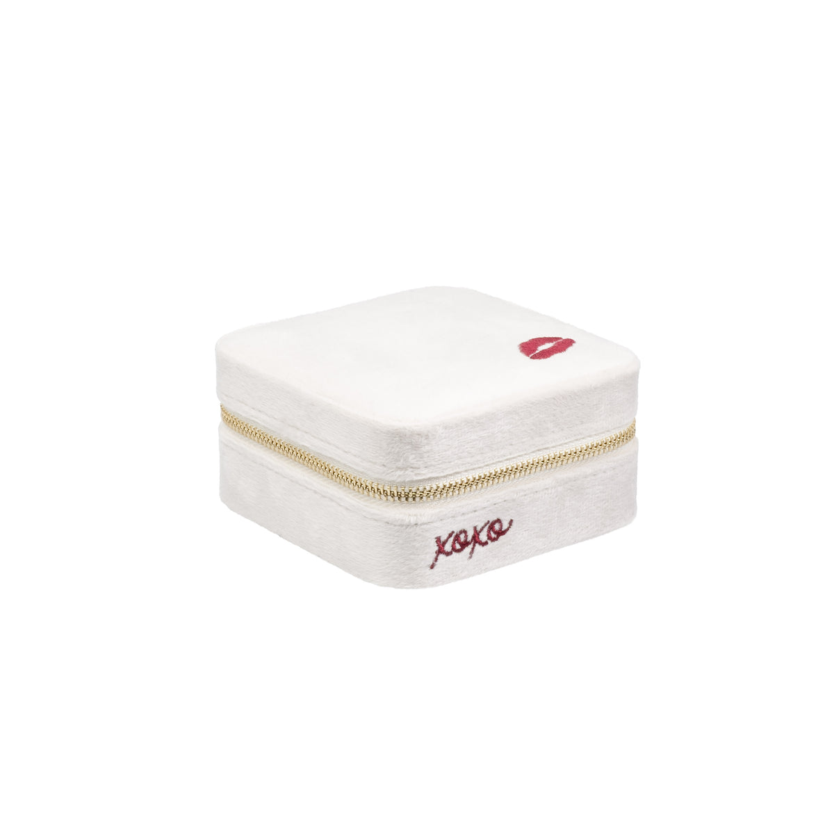 VELVET JEWELLERY BOX MINI SANTA BABY