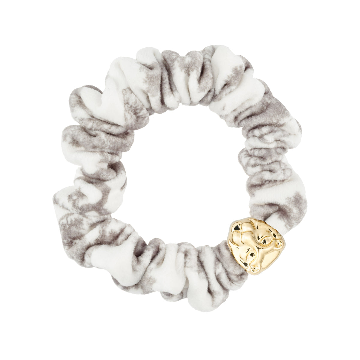 VELVET MINI SCRUNCHIE COOL ARMY SAVANNAH PATTERN