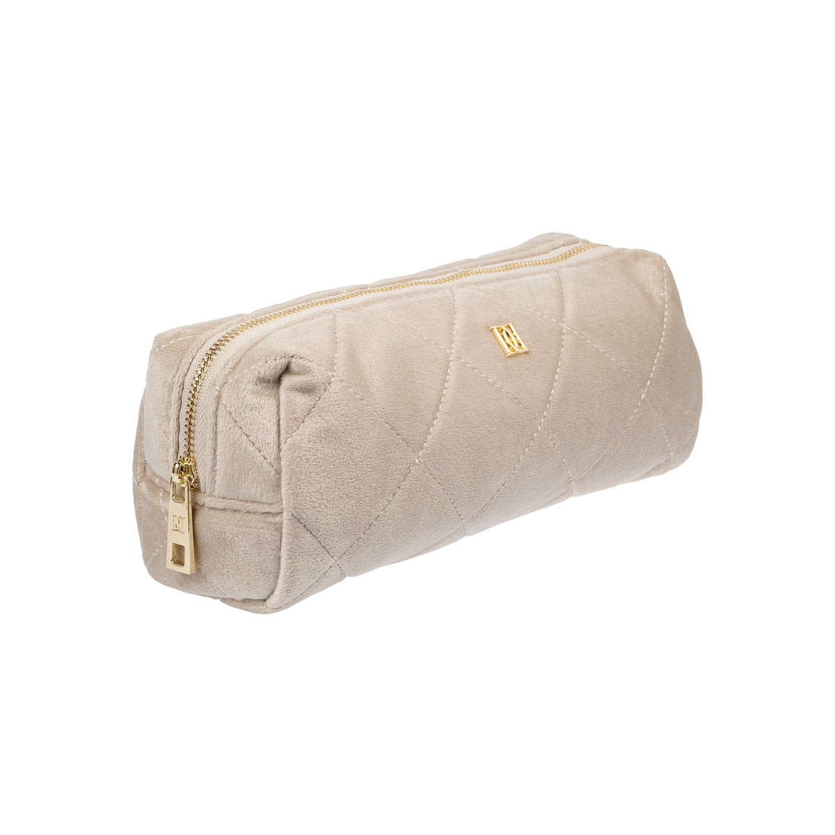 VELVET QUILTED TOOL POUCH DARK SAND