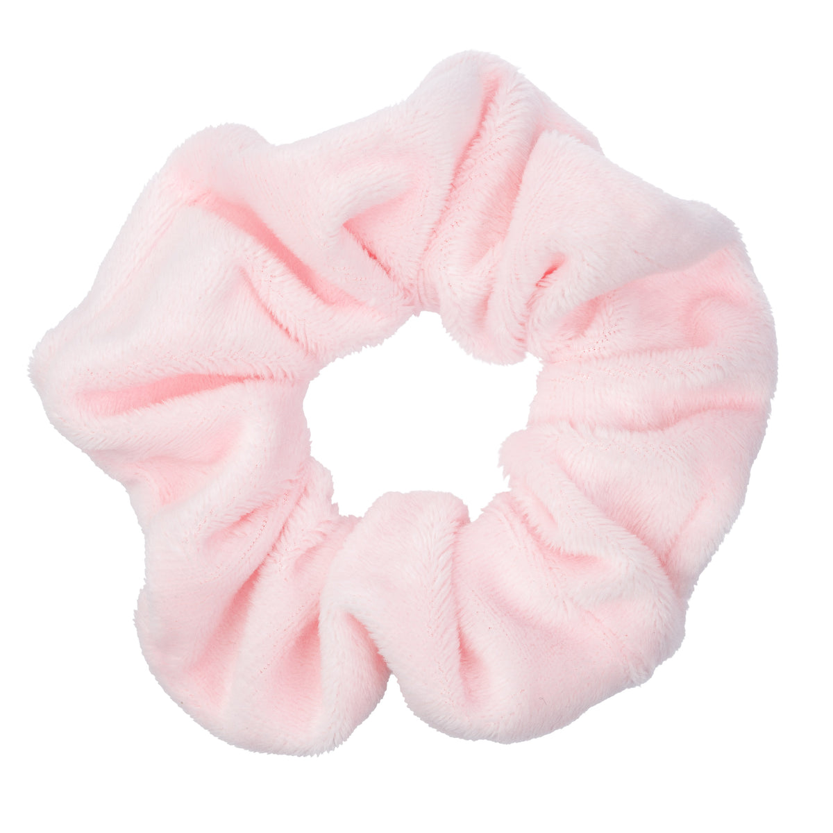 VELVET SCRUNCHIE COTTON CANDY