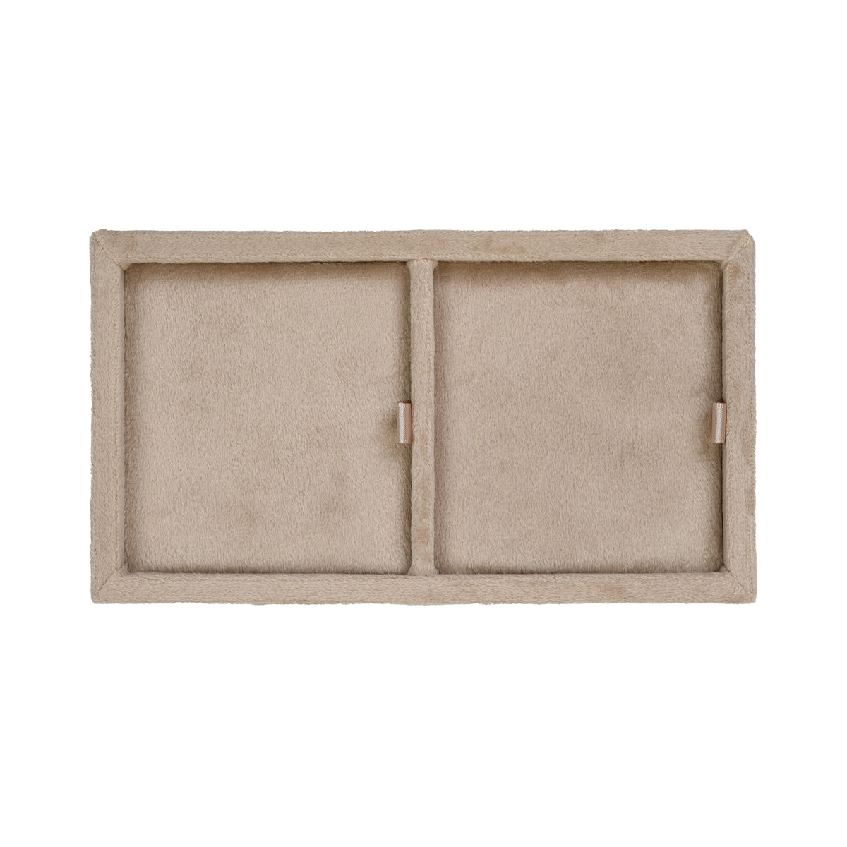 VELVET SECTION TRAY SMALL DARK SAND